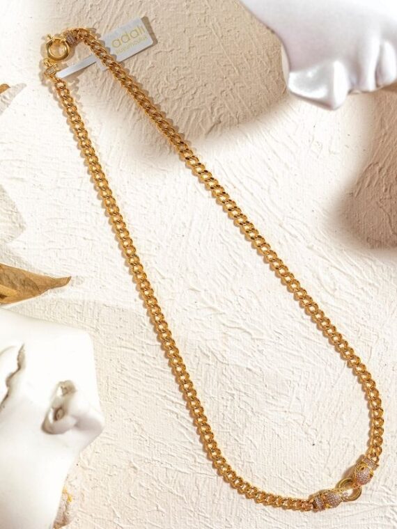 Sıkı İşleme Altın Set (Kolye & Bileklik)